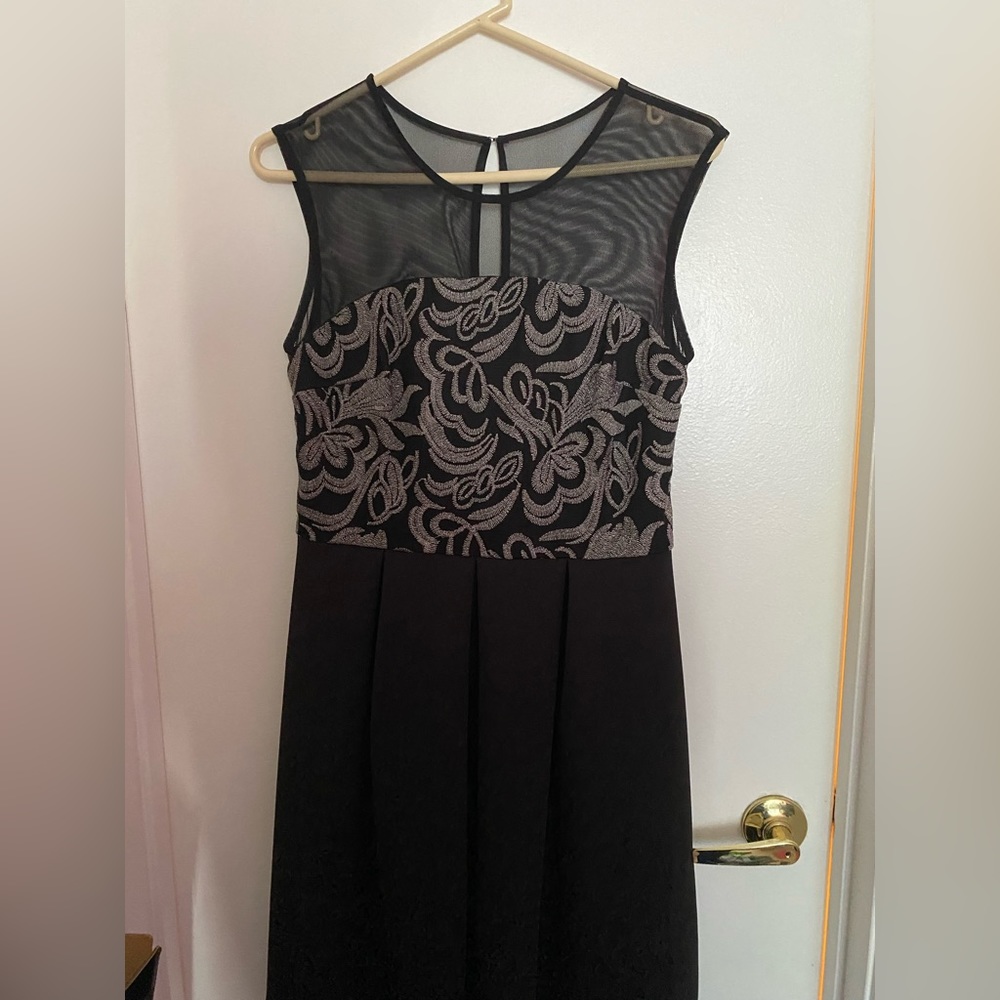 Black shirt dress